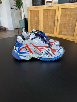 BALENCIAGA 13AW　SIZE46 Size 46EU (13 US) - Balenciaga Runner Sneaker Blue Red Silver | eBay
