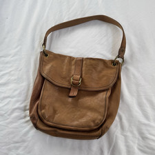 Fossil Brown Shoulder Bag Flap Magnetic/Zip, ...