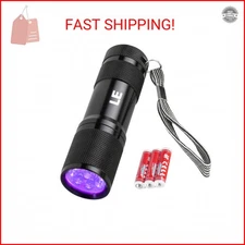 Lighting EVER Black Light Flashlight, Small UV Lights 395nm, Portable Ultraviole