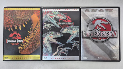 Jurassic Park - 1 bis 3 - (Teil 1 + 2 als Collector's Edition) - DVD - mit OVP