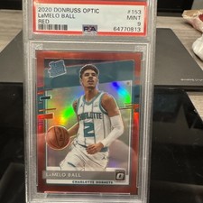 2020 Donruss Optic LaMelo Ball Red /99 Rated Rookie PSA 9 🔥 Hornets
