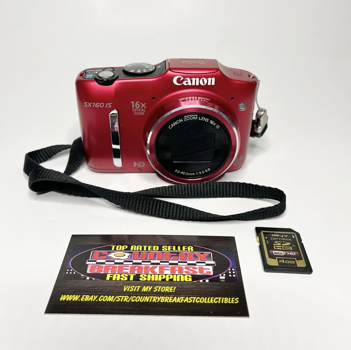 Canon PowerShot SX160 IS With Auto Focus Digital Cameras for Sale