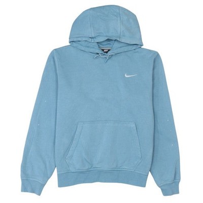 Nike Damen Pullover Hoodie Blau Medium Baumwollmischung