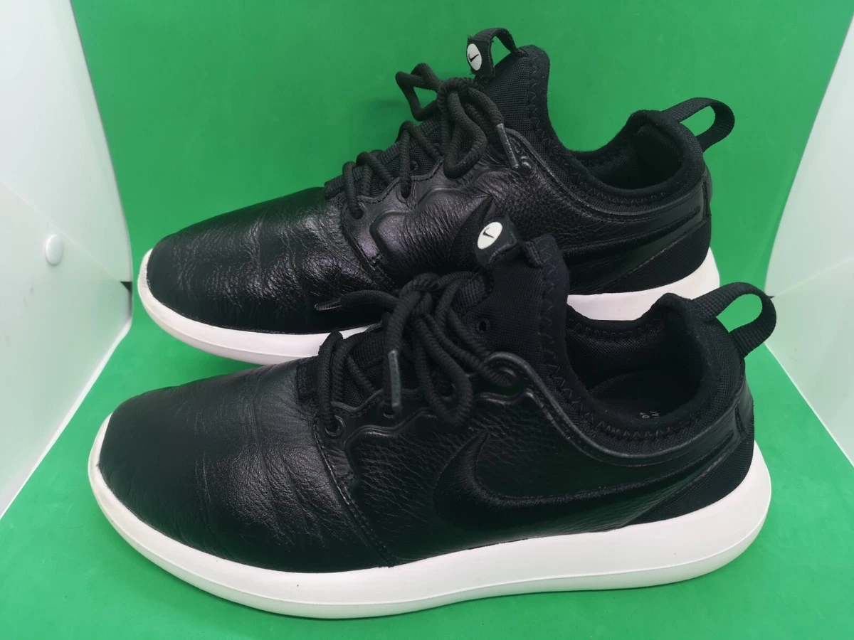 Nike Roshe Two SI Black Black Ivory 881187 001 Women s Leather