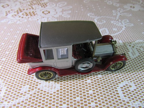 702Z Vintage Matchbox Y-7 England Rolls Royce 1912 Silver Model Of Yesteryear - Picture 7 of 9