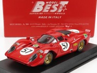 Best Model 1/43 Ferrari 312P 57 Parsons 24H Le Mans 1970 Statisches Modell
