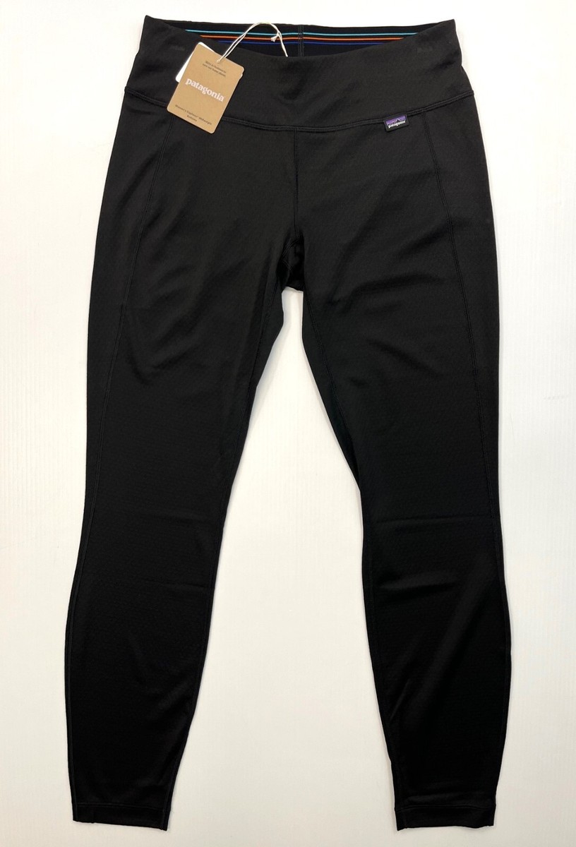 Women's PATAGONIA Capilene Midweight Baselayer Bottoms - BLACK