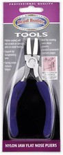 Nylon Jaw Flat Nose Pliers - Great for Creating Jewelry, Beaded Ornaments, Wire