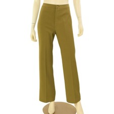 70s Vintage Levis Olive Green Rib Cage Pants Flare Leg Womens 2 High Waist Boho