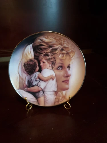Franklin Mint 8.25 in Diana Princess Of Wales "Queen Of Compassion" Plate HA4175