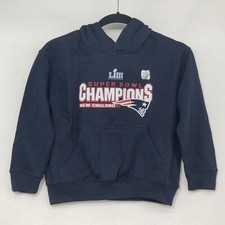 New England Patriots NFL Superbowl LIII Champions Football Youth's Hoodie Medium