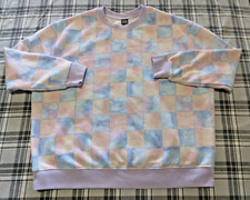 Wild Fable Womens Long Sleeve Pullover Sweatshirt Multicolor Blue Pink Lav Sz M