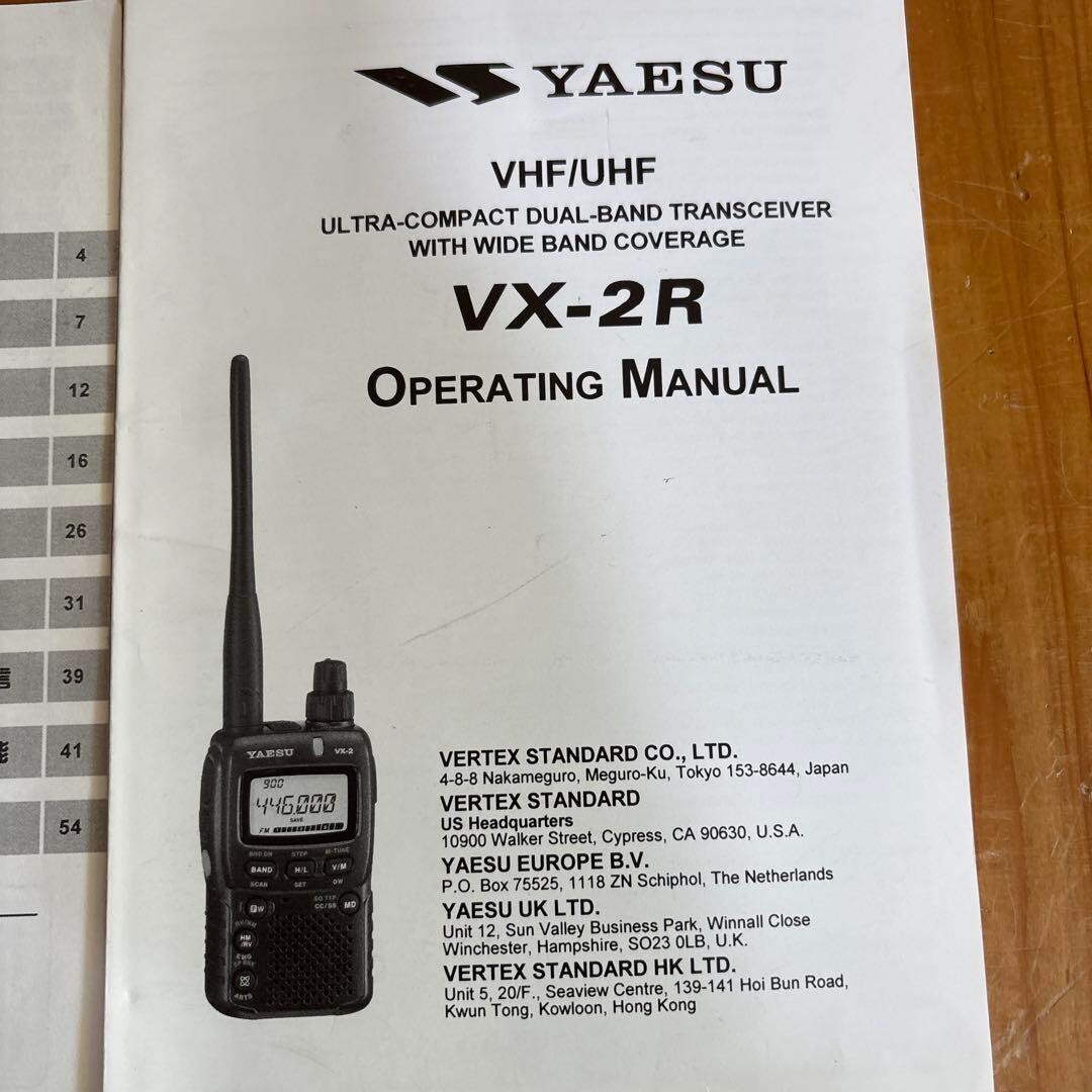 YAESU VX-2 transceiver | eBay