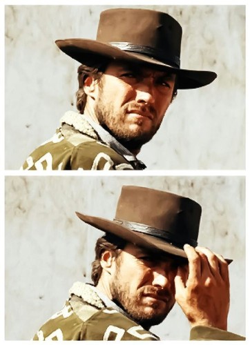 CLINT EASTWOOD SPAGHETTI WESTERN THE GOOD BAD AND UGLY STETSON COWBOY ...