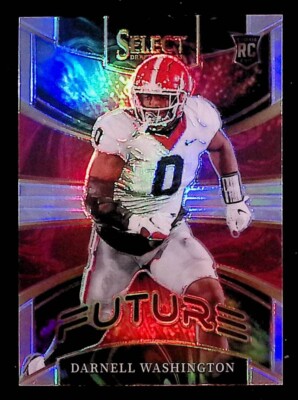 Darnell Washington 2023 Panini Select Draft Picks Future Silver Prizm #FUT-17 RC