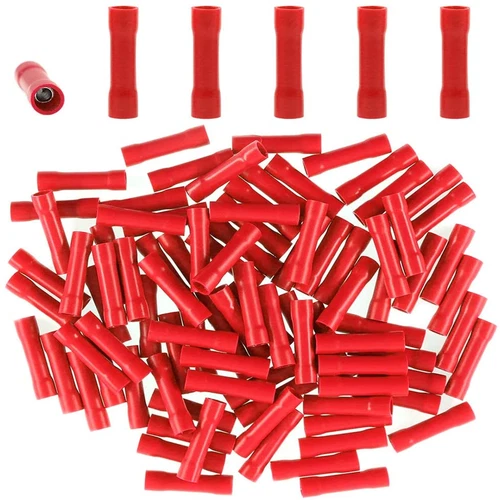 PVC Stoßverbinder Isoliert 0,1 - 6,0 mm² Kabelverbinder Quetsch Verbinder - Bild 8 von 12