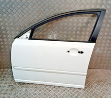 2010 VOLVO S40 MK2 - NSF FRONT PASSENGER SIDE BARE DOOR ICE WHITE SOLID