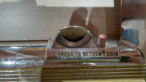 BALLY E2000 Series Upper Door Chrome Reel Bezel w/Coin Head - Picture 5 of 8