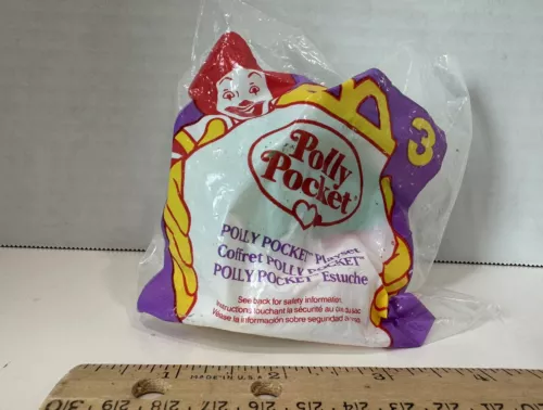 McDonald's Happy Meal Polly Pocket Winter Ski Chalet Holiday Cottage Vtg 95 New