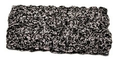 Collection XIIX Women's Knit Headband ear cover for cold weather Black Grey