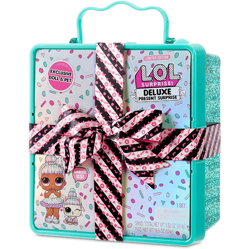 L.O.L. Surprise! Deluxe Limited Edition Present Surprise Teal - Picture 1 of 2