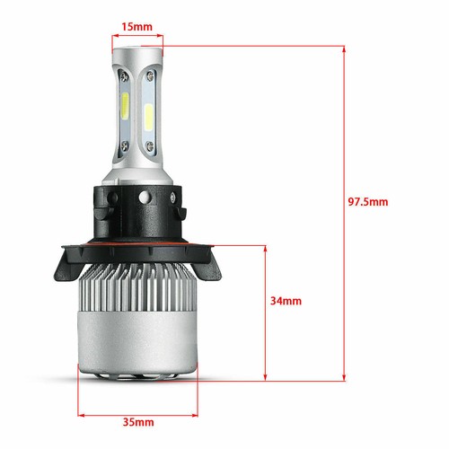 For Nissan Sentra 2004-2012 LED Headlight High/Low + Fog Light Bulbs Combo 6000K - Picture 7 of 12