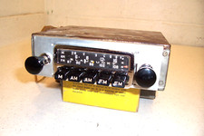 Vintage 1960's Blaupunkt Frankfurt W Us Am/fm/m Radio W/knobs Porsche 356 Orig