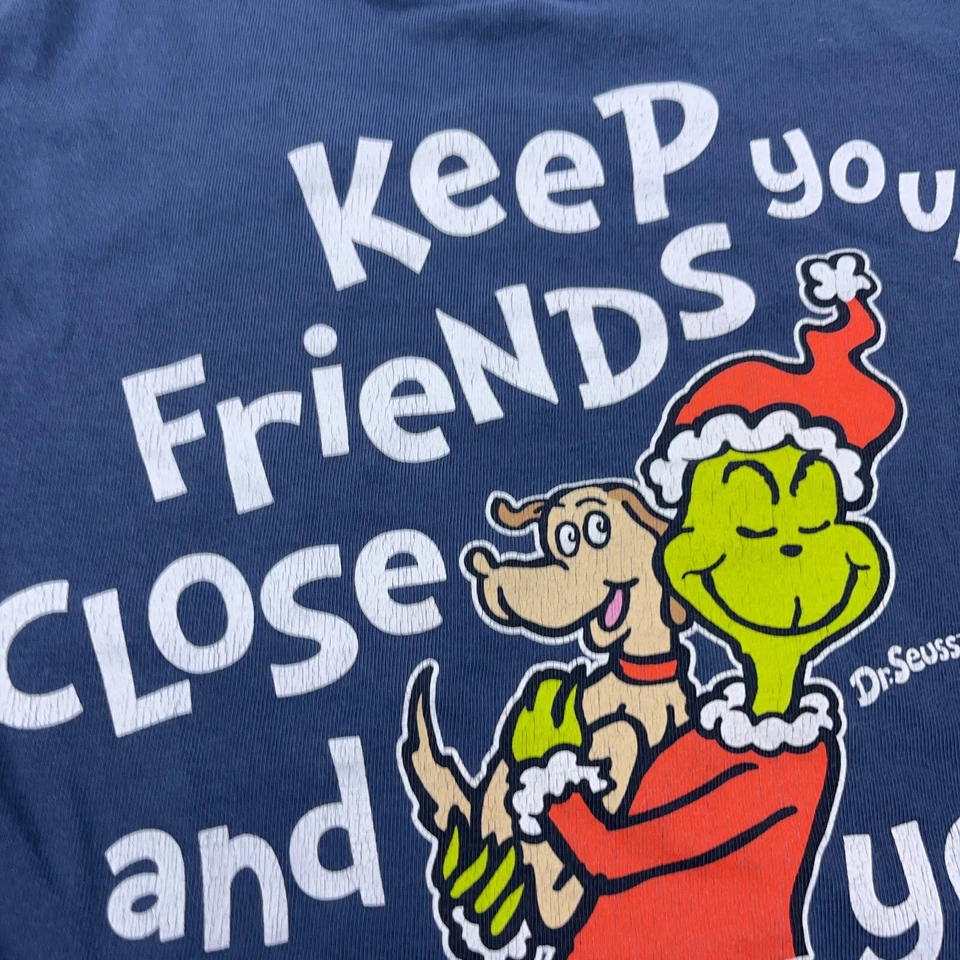 Camisa Life Is Good Niños Pequeña Camiseta Azul El Grinch Dr. Seusss Jóvenes Niños Dibujos Animados Foto 3 de 4