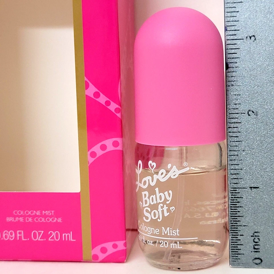 LOVE'S BABY SOFT Cologne Mist 0.69 OZ por DANA NUEVO RARO (BAJO RELLENO COMO EN LA FOTO) Foto 3 de 4