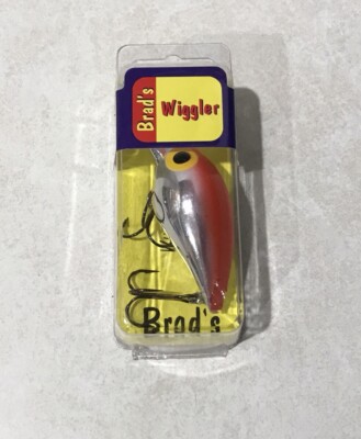Brad s Wiggler METALLIC SILVER FLO PINK BACK #BW-04 Salmon Steelhead Lure Plug