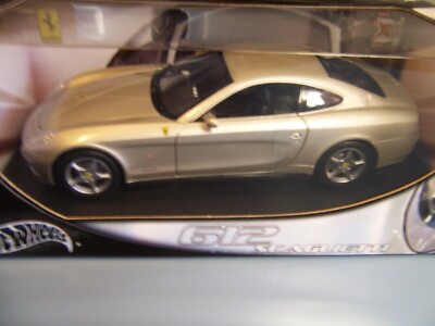 HOT WHEELS FERRARI 612 SCAGLIETTI RARE - SILVER 1/18 NIB | eBay