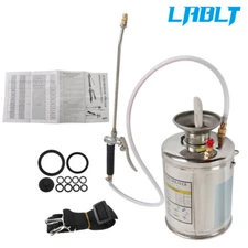 LABLT Stainless Steel Sprayer 1 Gallon 4L Pump Sprayer w/ 3ft Reinforced Hose