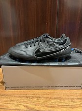 Brand new Nike Tiempo Legend 9 Elite FG Black Metallic Gold 2022 size 8