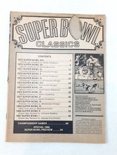 1979 Super Bowl Classics Football Magazine First 13 Super Bowls **NO COVER** 423