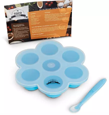 Egg Bite Mold for Instant Pot and other Pressure Cookers - Blue