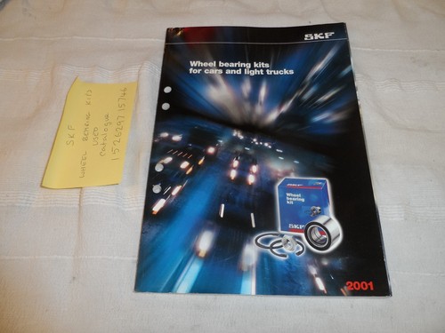 SKF RADLAGERSÄTZE 2001 KATALOG GEBRAUCHT