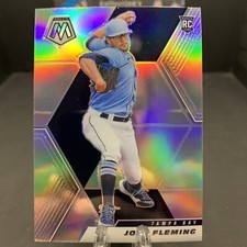 2021 Panini Mosaic Josh Fleming Rookie # 263 Tampa Bay Silver Prizm Baseball