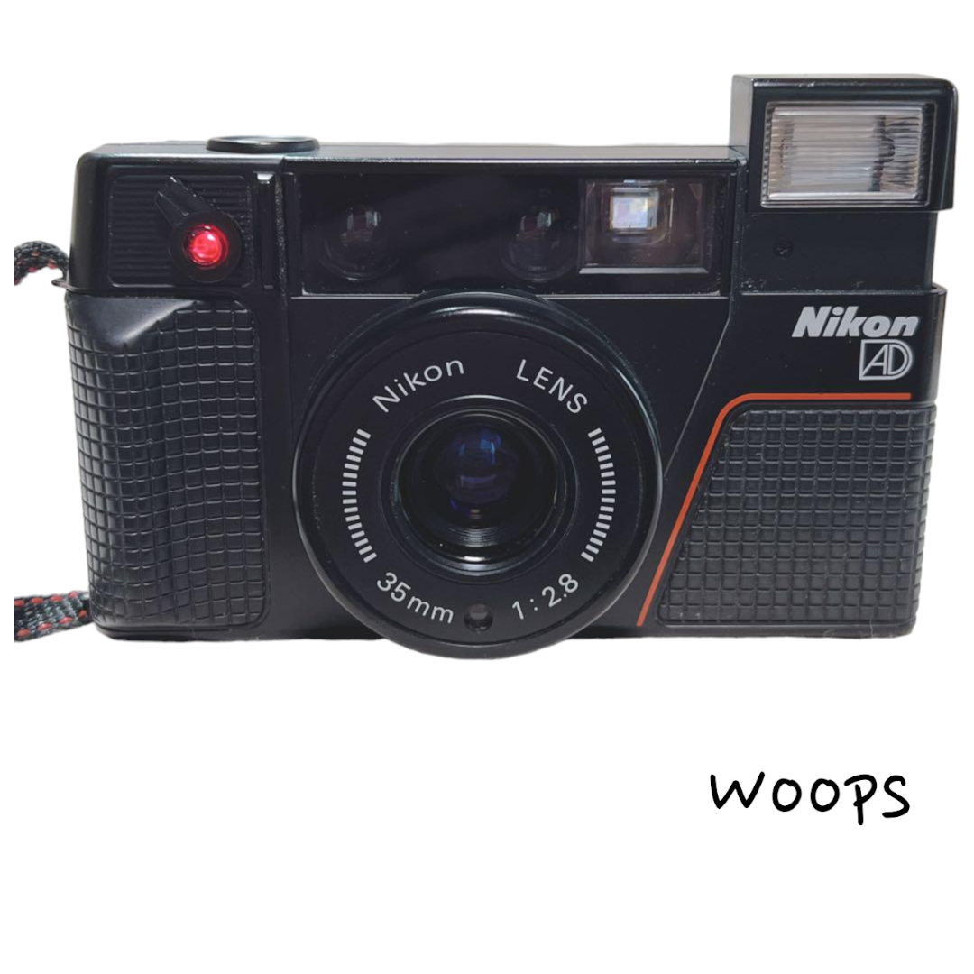 Nikon L35AD2 L35 AD2 Pikaichi 35mm Point & Shoot Film Camera