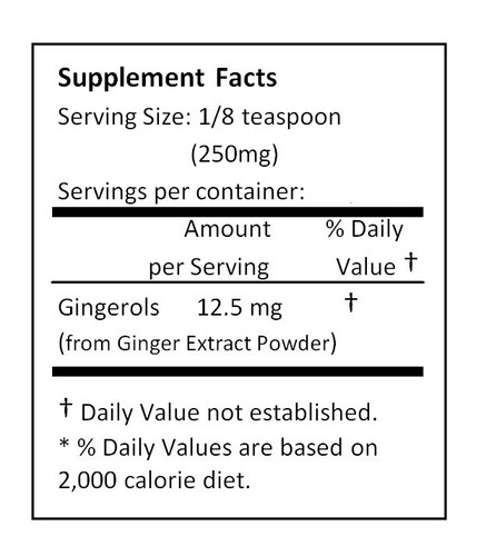 NuSci Extracto de raíz de jengibre polvo puro 500g (1.1lb Apoyo al sistema digestivo - Imagen 2 de 6