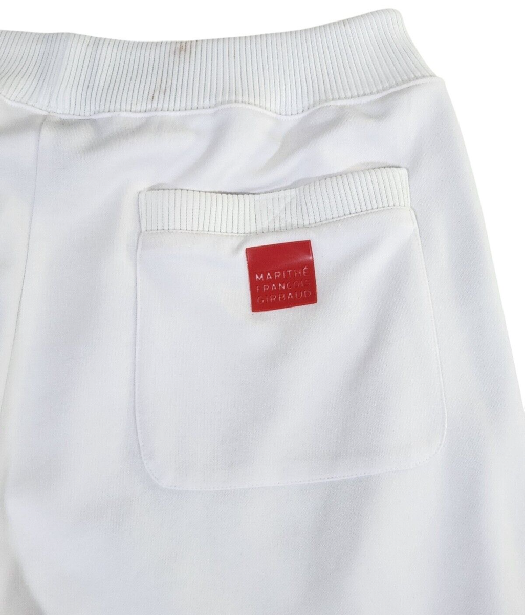 Marithe Francois Girbaud Sweatpants Men's Large White Track