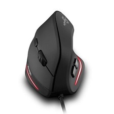 Zelotes T20 Ergonomic Vertical Mouse, 3200 DPI 6 Buttons LED Optica... Fast Ship