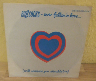 BUZZCOCKS Ever fallen in Love c/w Just Lust 7'' rare germany UA  Near Mint Vinyl