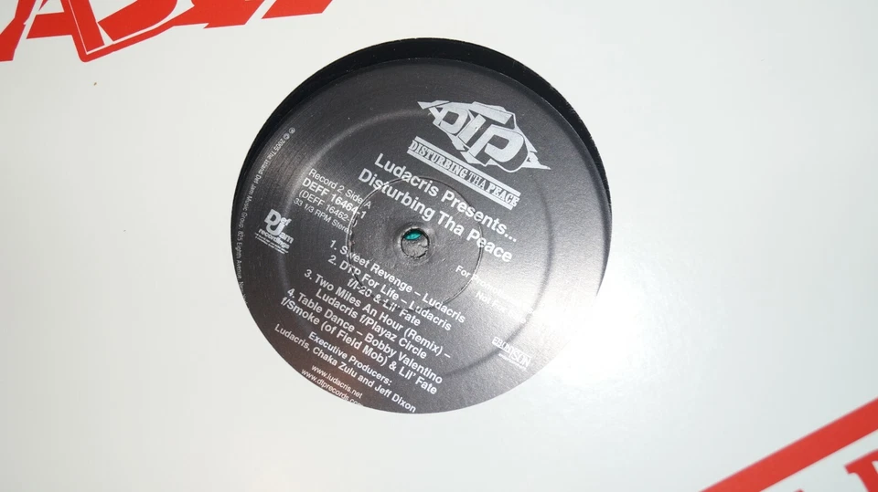 Vintage 2005 Ludacris Presents Disturbing Tha Peace Promo Double LP - Image 2 of 2