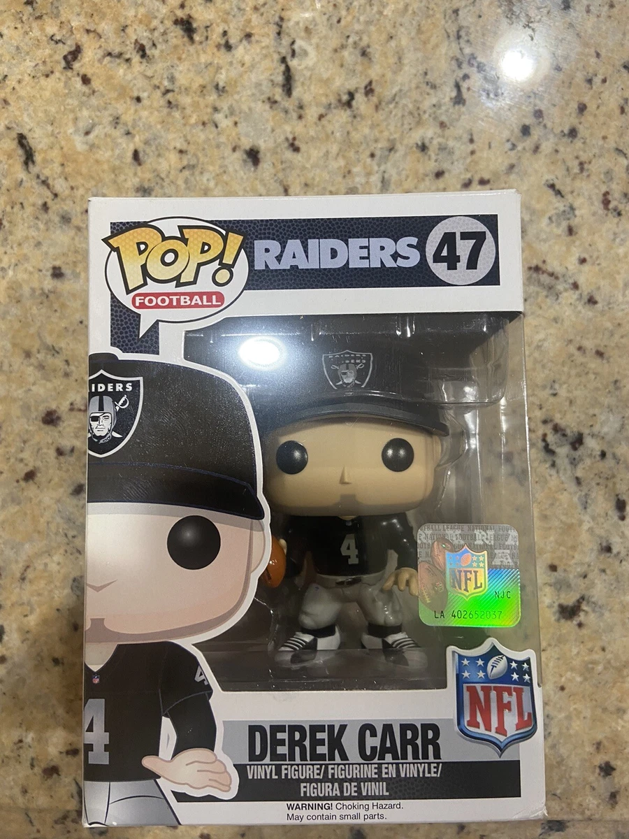 Funko Pop! Sports #47 Derek Carr Las Vegas Raiders Black Jersey NFL NEW