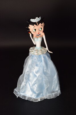 betty boop in blue dress Betty Boop Blue Glitter Dress Statue 30 cm