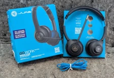 JLab Go Work Wireless Bluetooth Headsets w/ Mic, 45+ Playtime - No Dongle