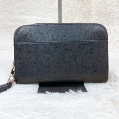 LOUIS VUITTON Taiga Baikal Ardoise M30182 From Japan F/S Rare