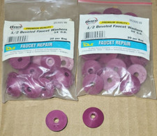 Lot of 40 Danco 1/2" Beveled Faucet Washers 3/4"Od 35395 W