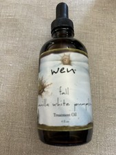 WEN 4oz Treatment Oil, Fall Vanilla White Pumpkin W/Dropper Not Sealed RARE