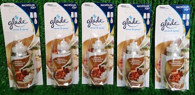 250,11 /l) 5x Glade Brise sense & spray Duft Sandalwood Jasmin Nachfüllpackungen